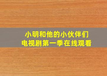 小明和他的小伙伴们电视剧第一季在线观看