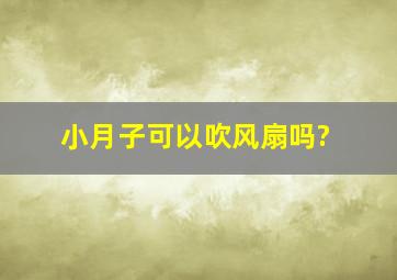 小月子可以吹风扇吗?