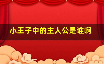 小王子中的主人公是谁啊