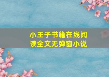 小王子书籍在线阅读全文无弹窗小说