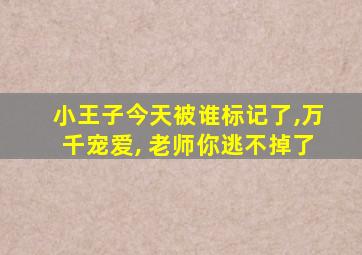 小王子今天被谁标记了,万千宠爱, 老师你逃不掉了