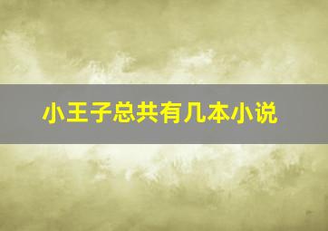 小王子总共有几本小说