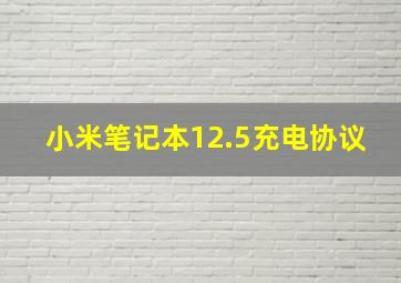 小米笔记本12.5充电协议