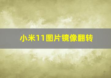 小米11图片镜像翻转