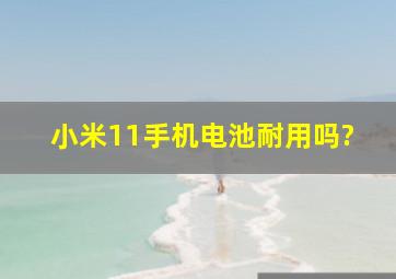 小米11手机电池耐用吗?