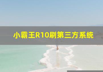 小霸王R10刷第三方系统