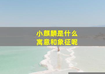 小麒麟是什么寓意和象征呢