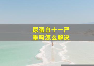 尿蛋白十一严重吗怎么解决