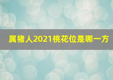 属猪人2021桃花位是哪一方