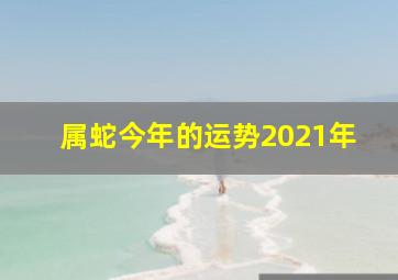 属蛇今年的运势2021年