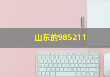 山东的985211