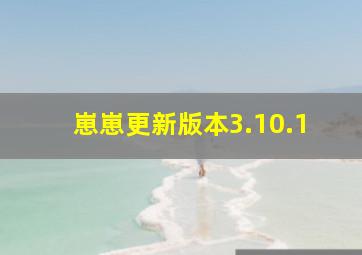 崽崽更新版本3.10.1