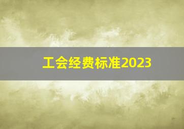 工会经费标准2023