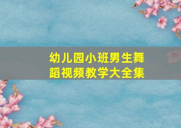 幼儿园小班男生舞蹈视频教学大全集