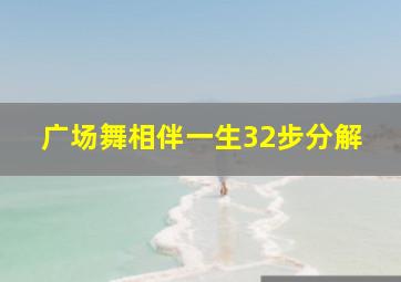 广场舞相伴一生32步分解