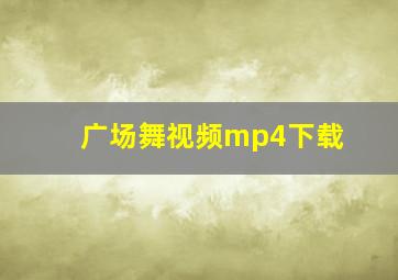 广场舞视频mp4下载