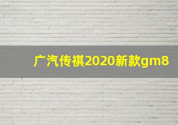 广汽传祺2020新款gm8