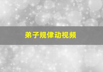 弟子规侓动视频