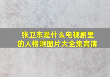 张卫东是什么电视剧里的人物啊图片大全集高清