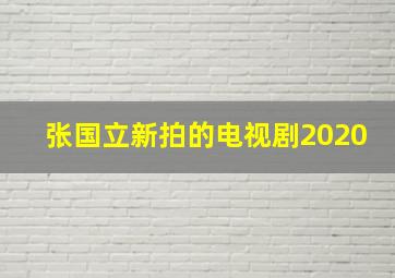 张国立新拍的电视剧2020