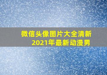 微信头像图片大全清新2021年最新动漫男