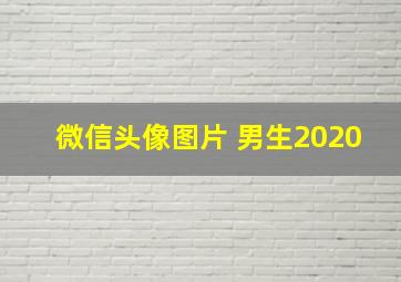 微信头像图片 男生2020