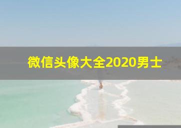 微信头像大全2020男士