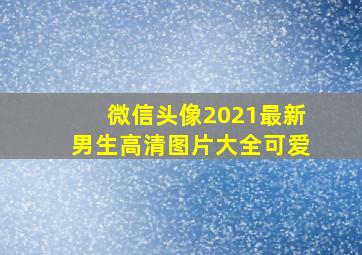 微信头像2021最新男生高清图片大全可爱