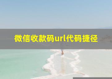 微信收款码url代码捷径