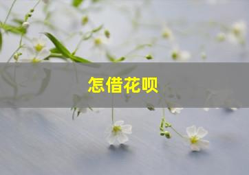 怎借花呗