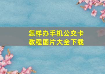 怎样办手机公交卡教程图片大全下载