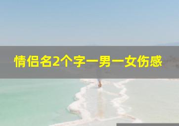 情侣名2个字一男一女伤感