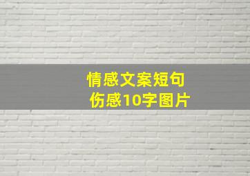 情感文案短句伤感10字图片