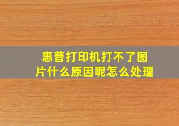 惠普打印机打不了图片什么原因呢怎么处理