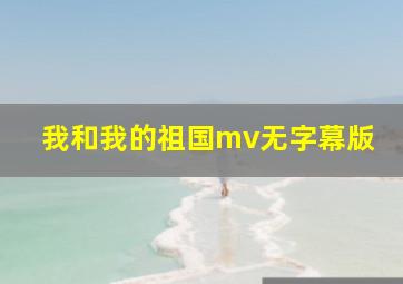 我和我的祖国mv无字幕版