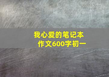 我心爱的笔记本作文600字初一