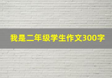 我是二年级学生作文300字