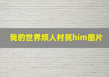 我的世界烦人村民him图片