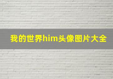 我的世界him头像图片大全