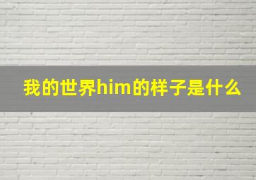 我的世界him的样子是什么