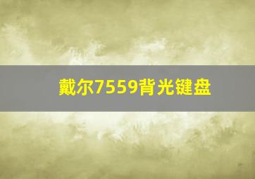 戴尔7559背光键盘