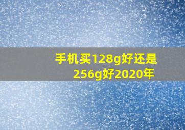 手机买128g好还是256g好2020年