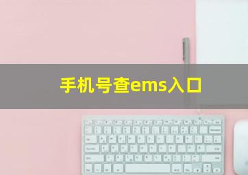 手机号查ems入口