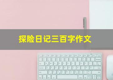 探险日记三百字作文