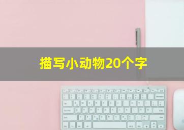 描写小动物20个字