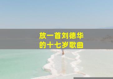 放一首刘德华的十七岁歌曲