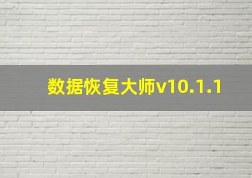 数据恢复大师v10.1.1