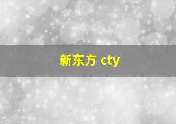 新东方 cty