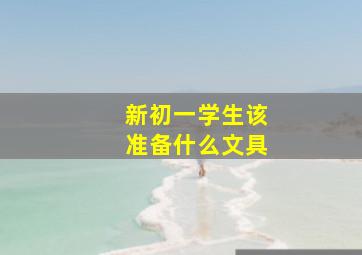 新初一学生该准备什么文具