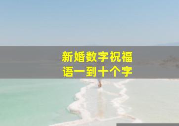 新婚数字祝福语一到十个字